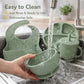6Pcs Silicone Baby Feeding Set