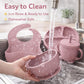 6Pcs Silicone Baby Feeding Set