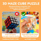 3D Maze Puzzle Cube With Metal Ball
