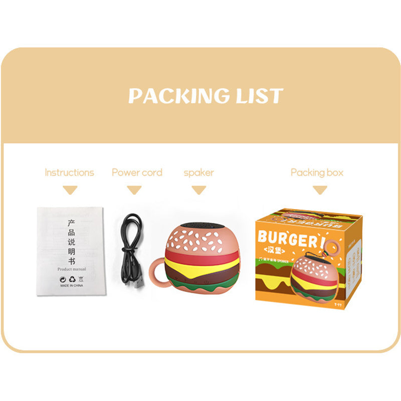 Burger Wireless Bluetooth Speaker