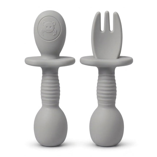 Baby Silicone Spoon & Fork Set